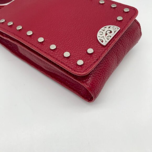Brighton Red  Pebbled Leather Pretty Tough Rox Phone Organizer - Picture 9 of 11